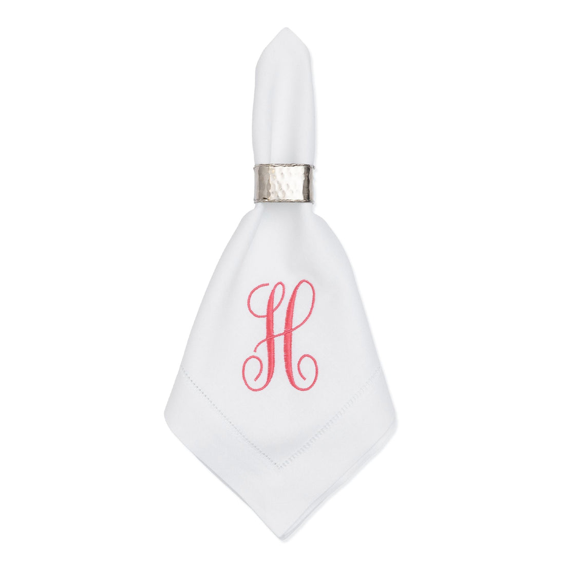 Elegant Thanksgiving table setting with personalized embroidered napkins