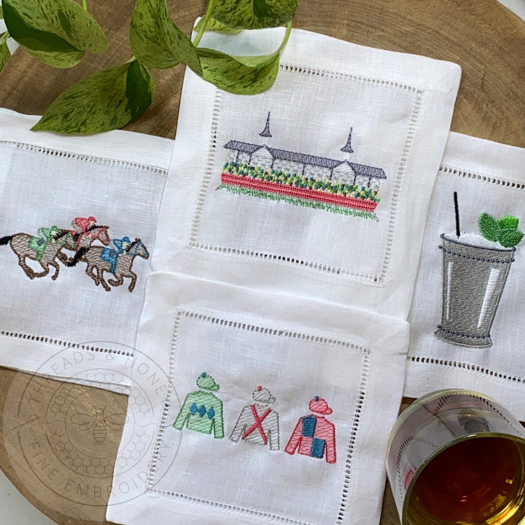 Kentucky Derby Cocktail Napkins & Towels