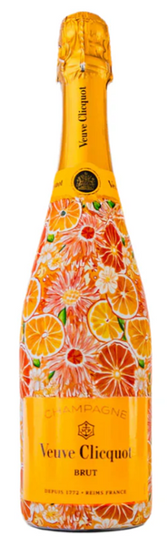 Tote Bag Vintage Veuve Clicquot Orange - Coton Made In France - Occasion