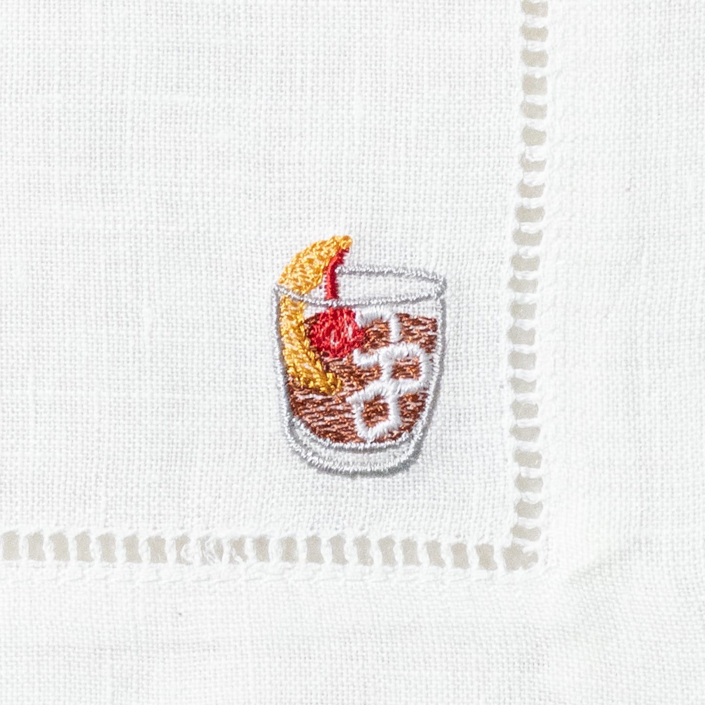 personalized embroidered cocktail napkins 