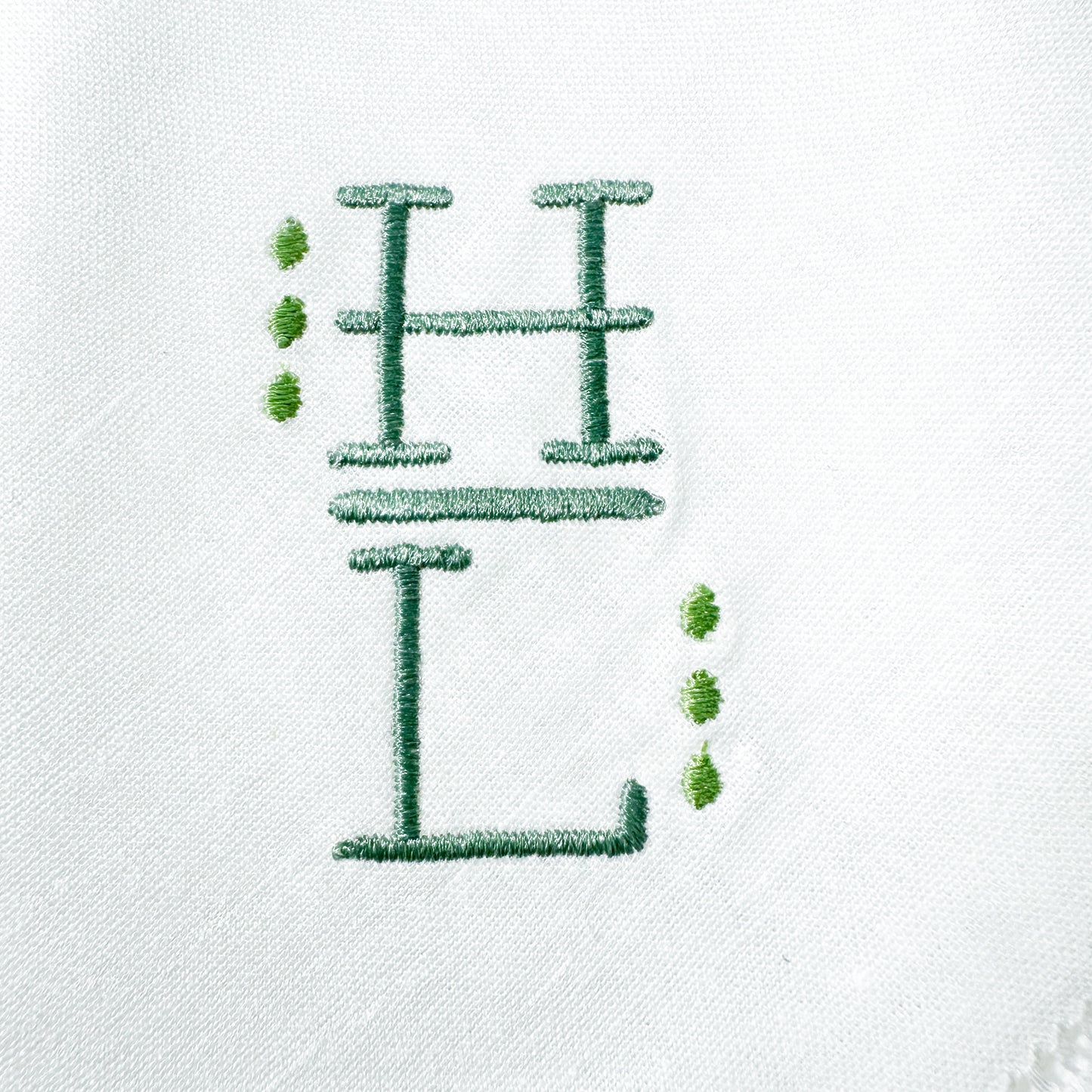 embroidered napkins