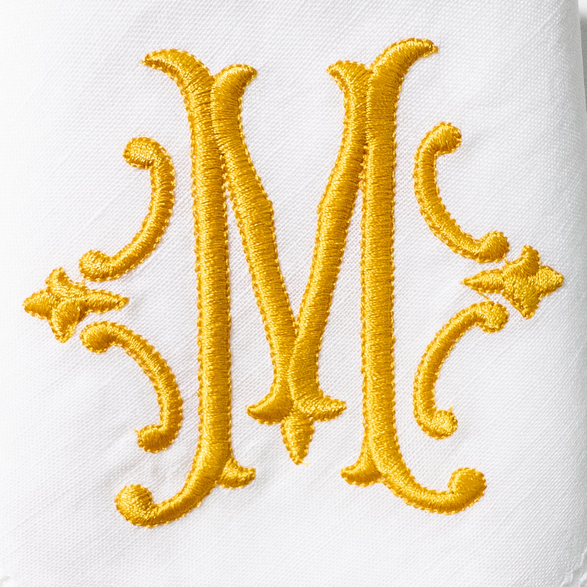 embroidered linen napkins