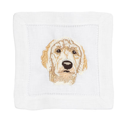 Custom Embroidered Dog or Cat Napkins Birthday Gift