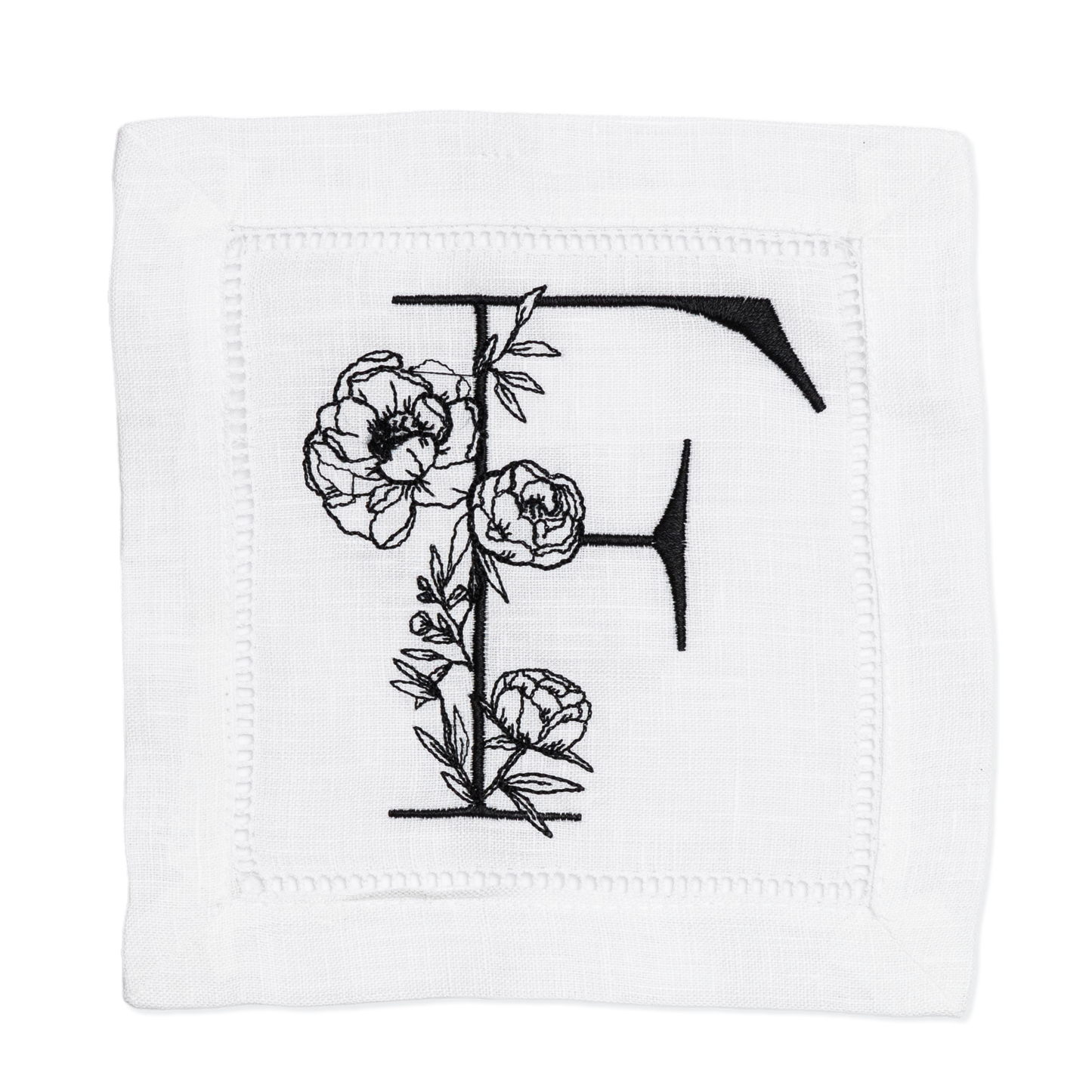 Custom Embroidered Napkins with Logo, Design, Crest or Monogram Newlywed Gift