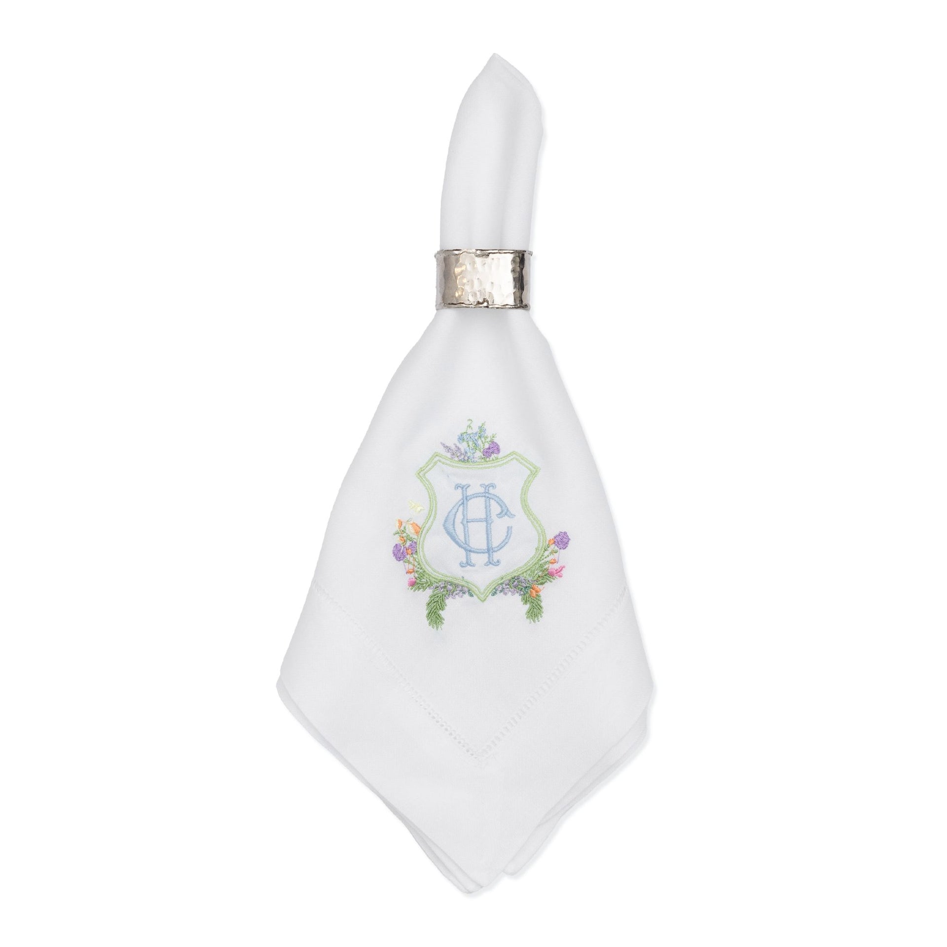 Custom Embroidered Napkins with Text, Design or Logo