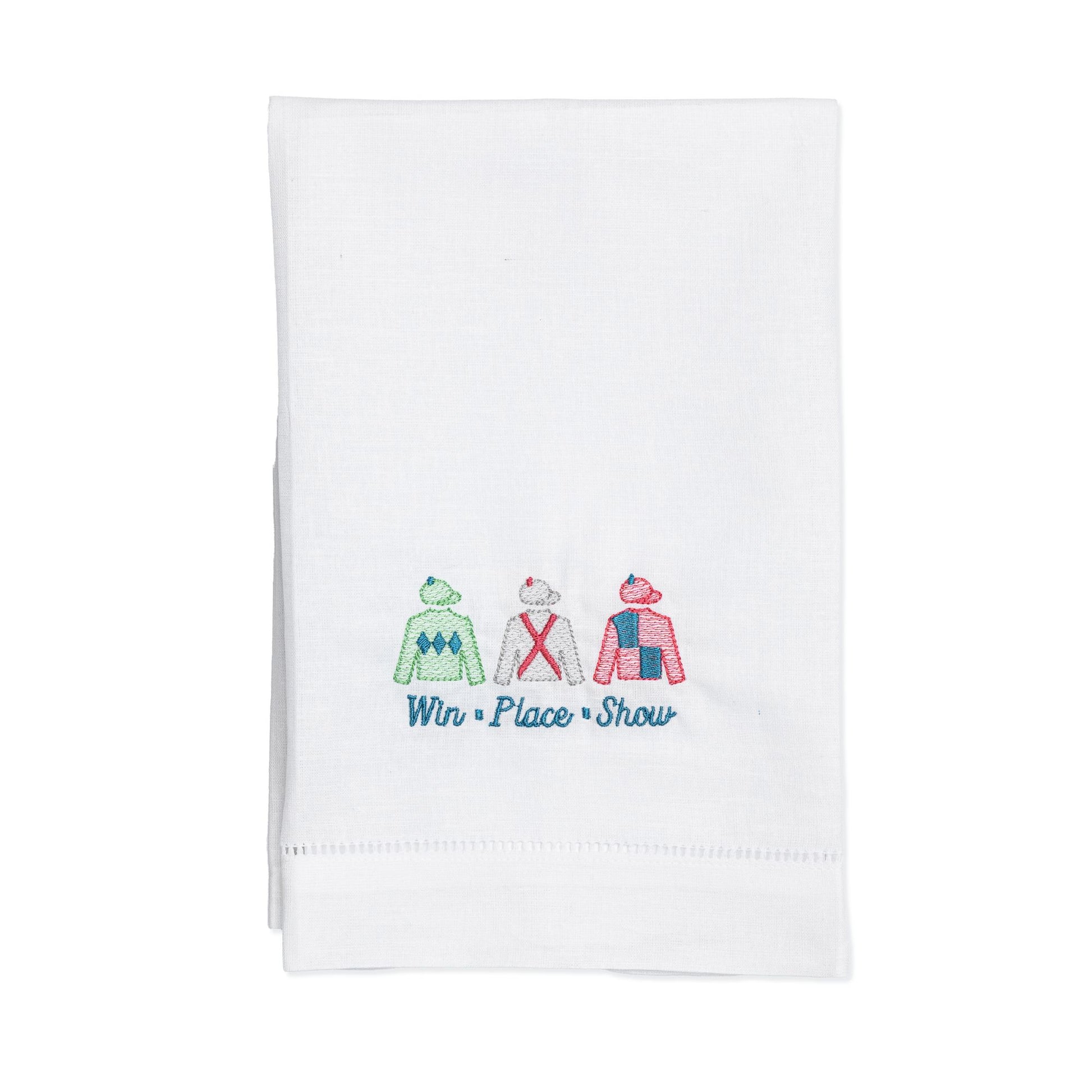 Embroidered Kentucky Derby Win Place Show Hand Towel