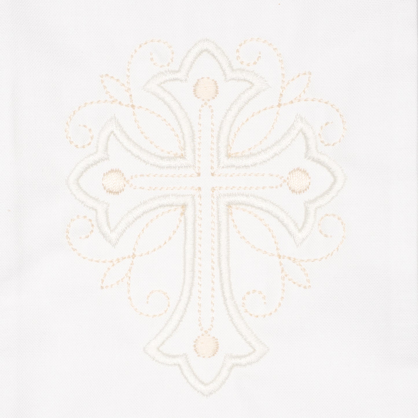 Embroidered Cross Wreath Sash