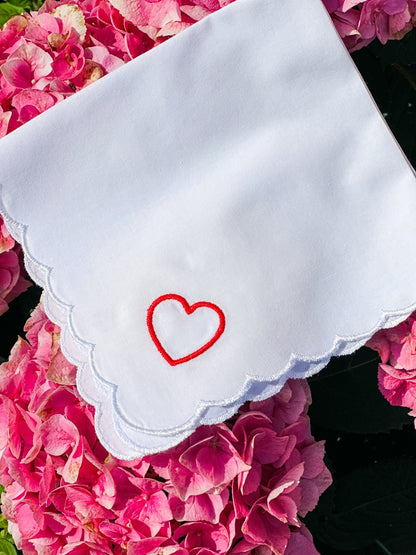 Heart Handkerchief - All Proceeds Benefit the Leukemia and Lymphoma Society