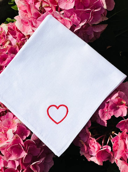 Heart Handkerchief - All Proceeds Benefit the Leukemia and Lymphoma Society