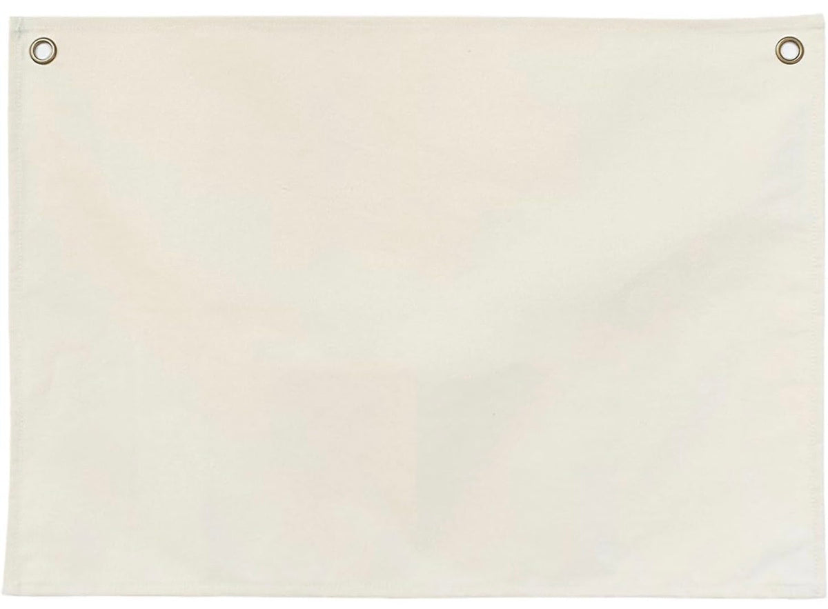 Custom Embroidered Canvas Banner with Logo, Crest or other Design