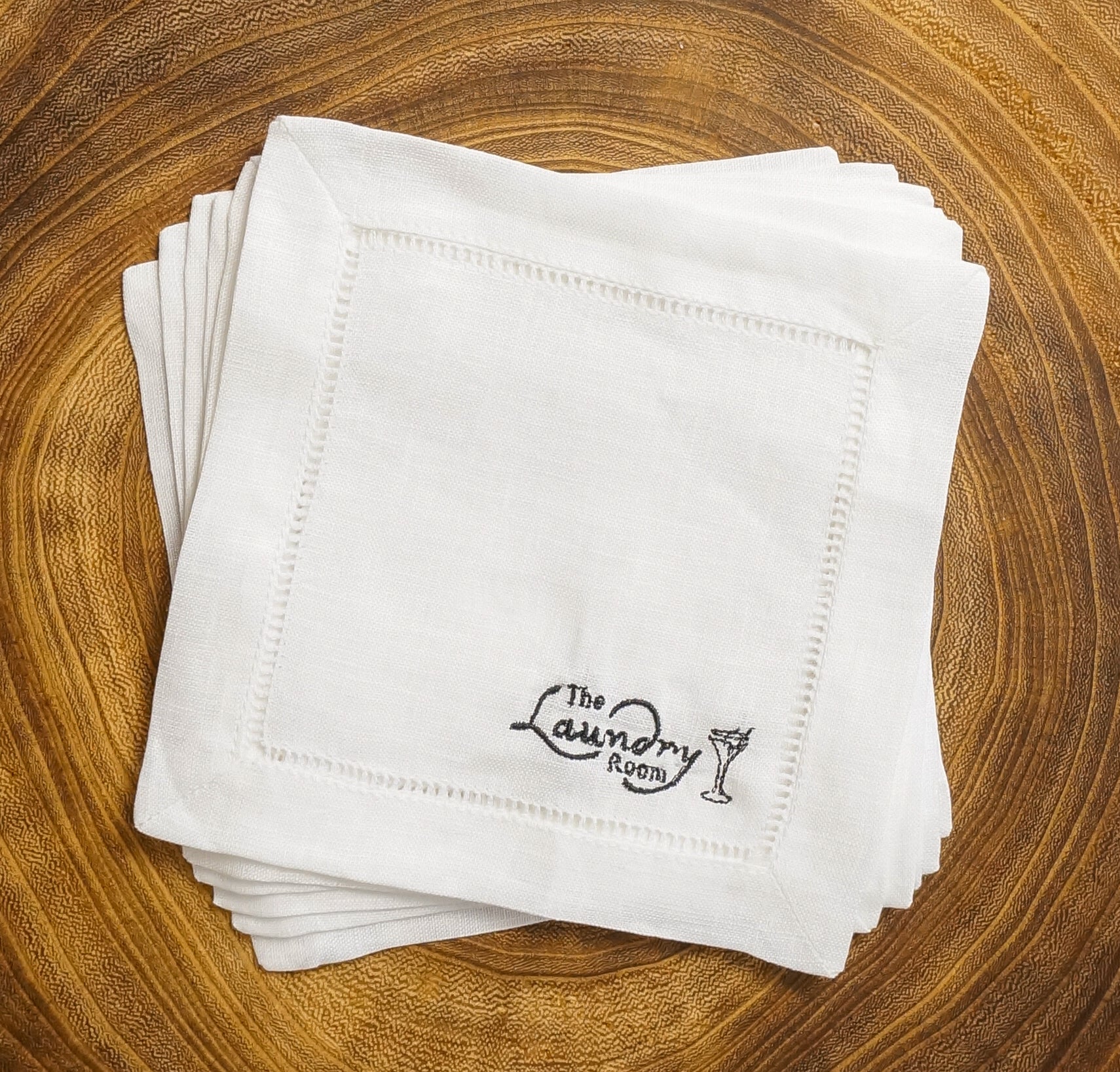 Simple Last Name Cocktail Napkins, Personalized outlet Minimalist Napkins, Housewarming Party Custom Napkins, Linen Like 3 Ply Paper Napkins